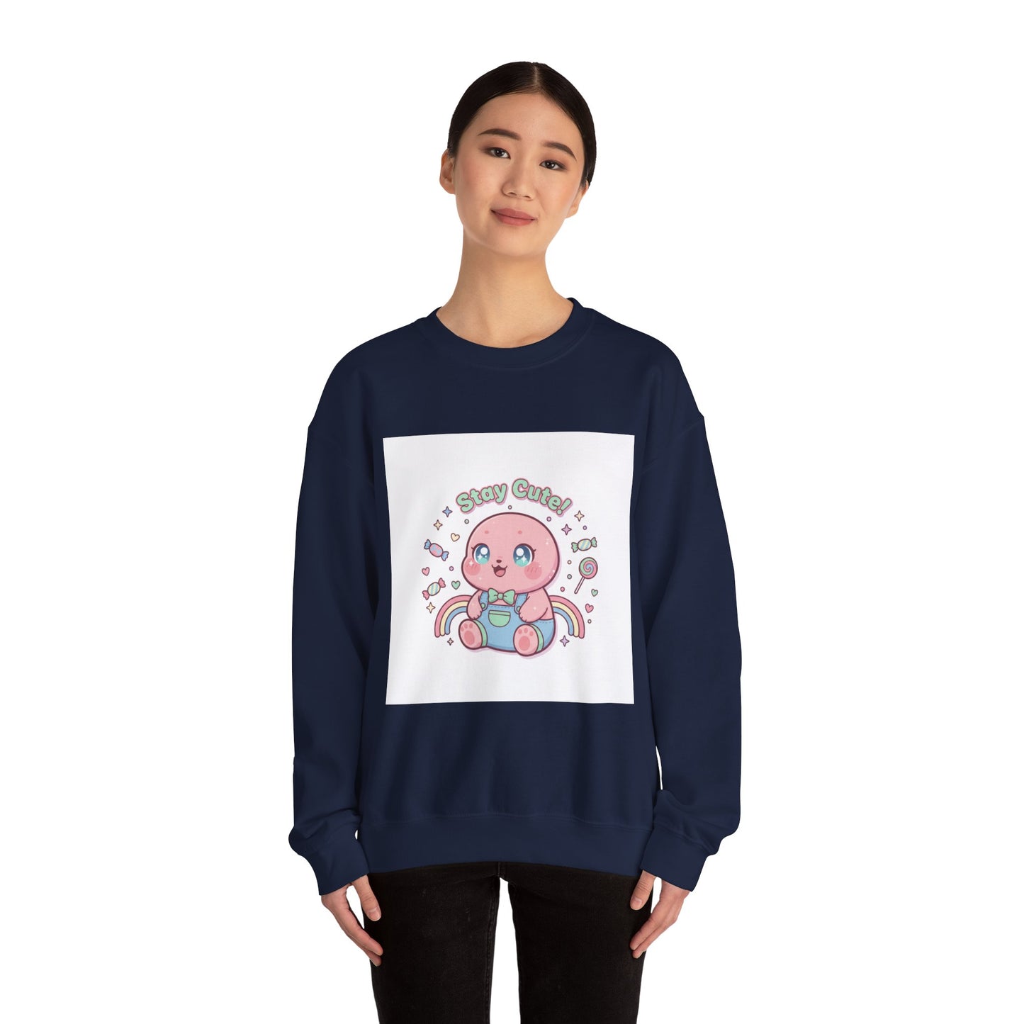 Kawaii Candy Octopus Crewneck | pastel kawaii, cute pastel clothes