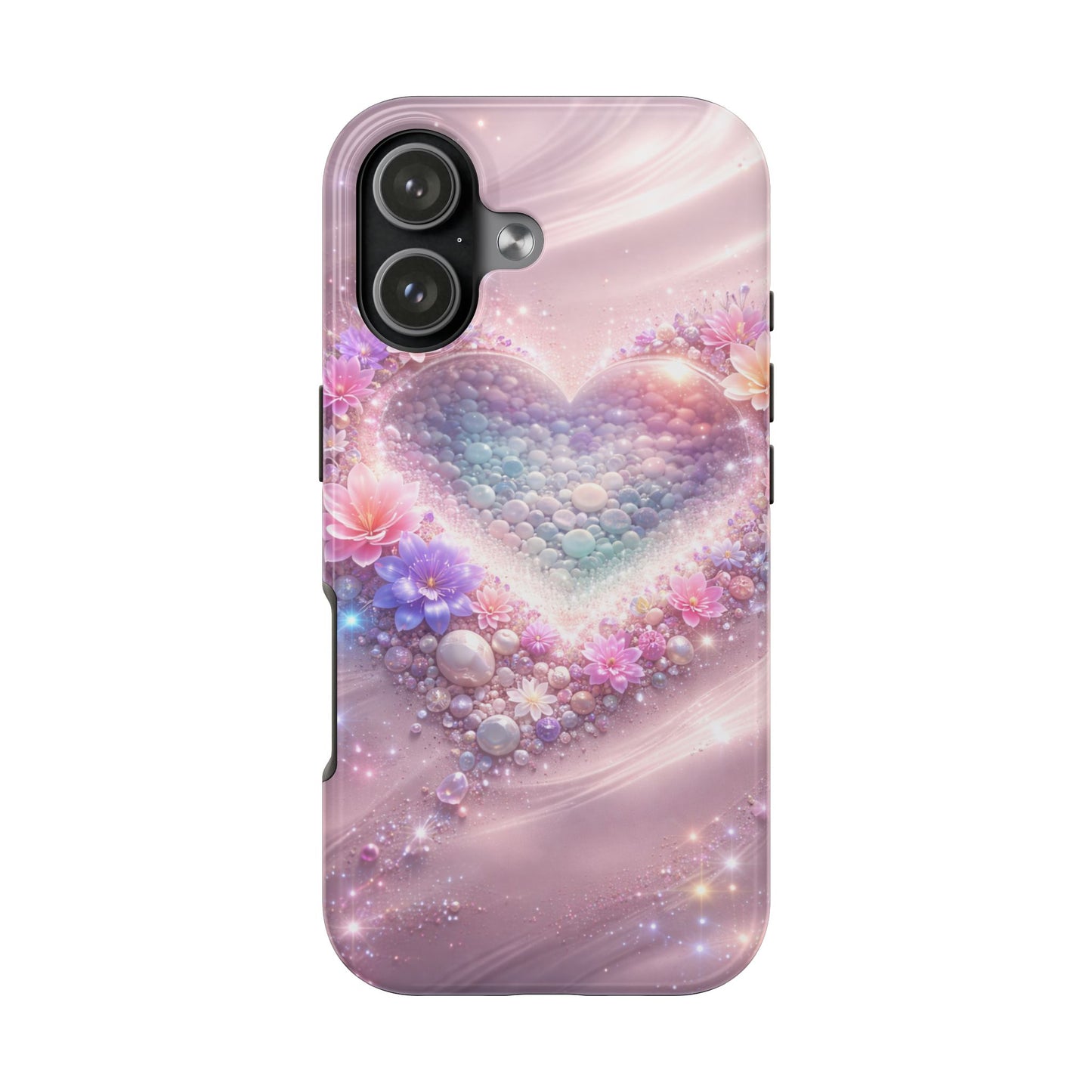 Tough Phone Case — Pastel Heart Galaxy Protective iPhone Cover