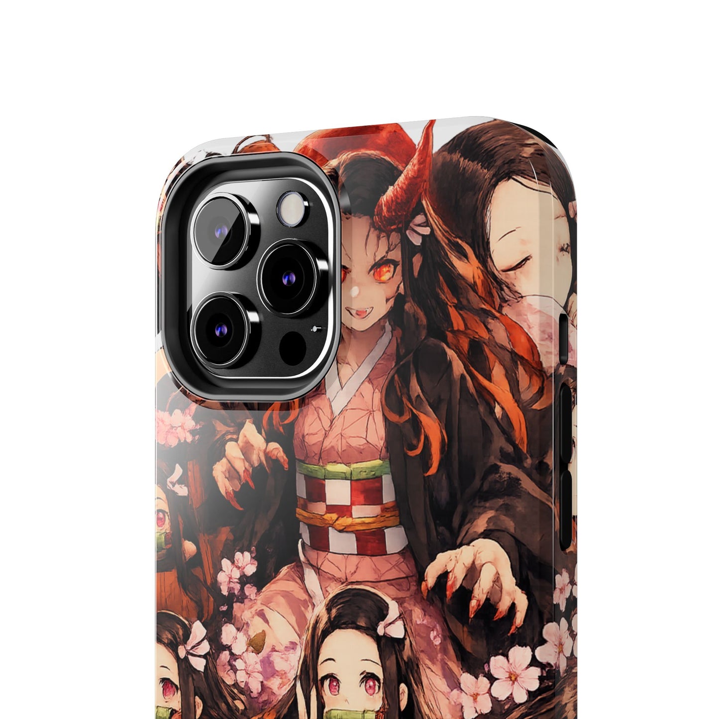 Phone Case — Nezuko Kamado Floral Tough Phone Case