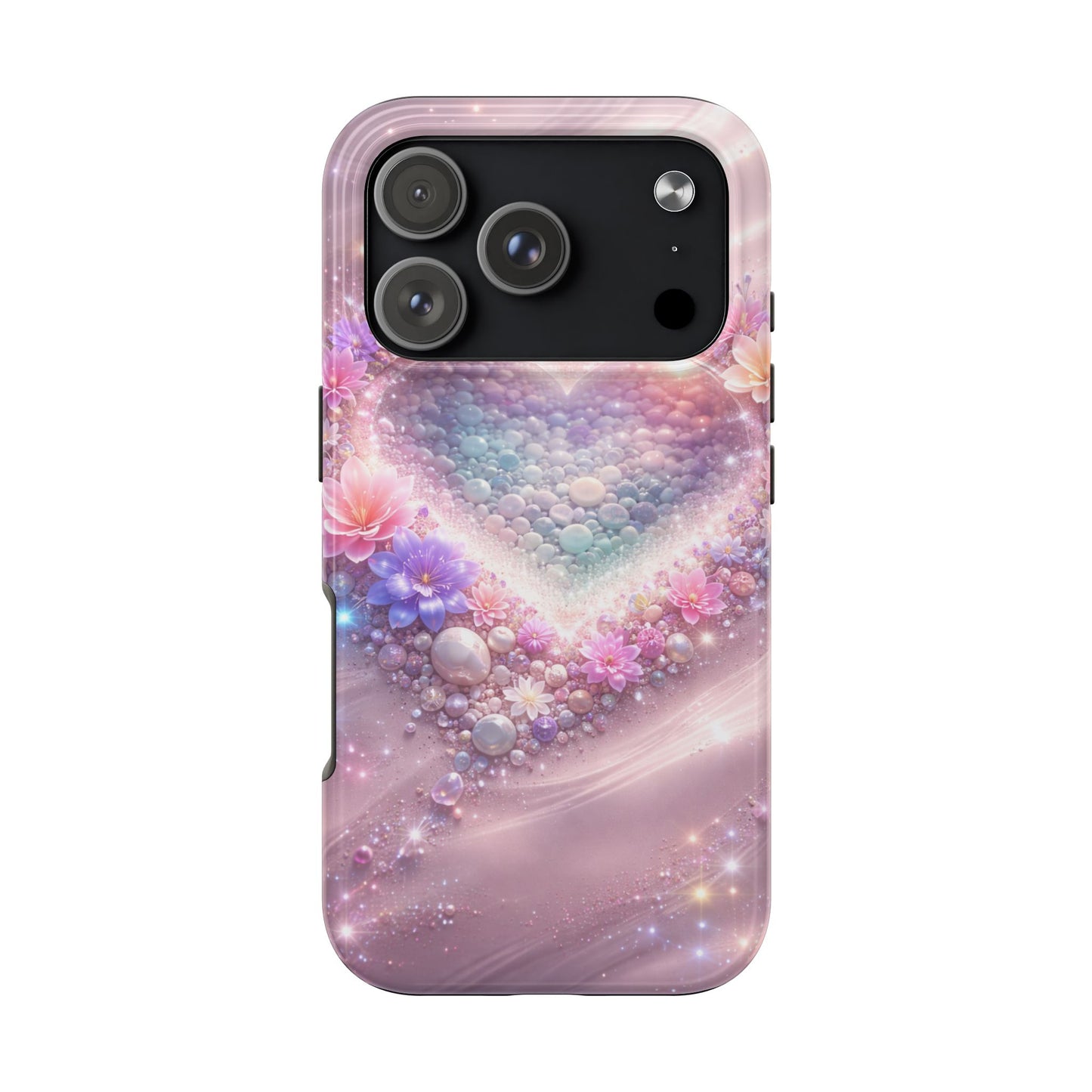 Tough Phone Case — Pastel Heart Galaxy Protective iPhone Cover