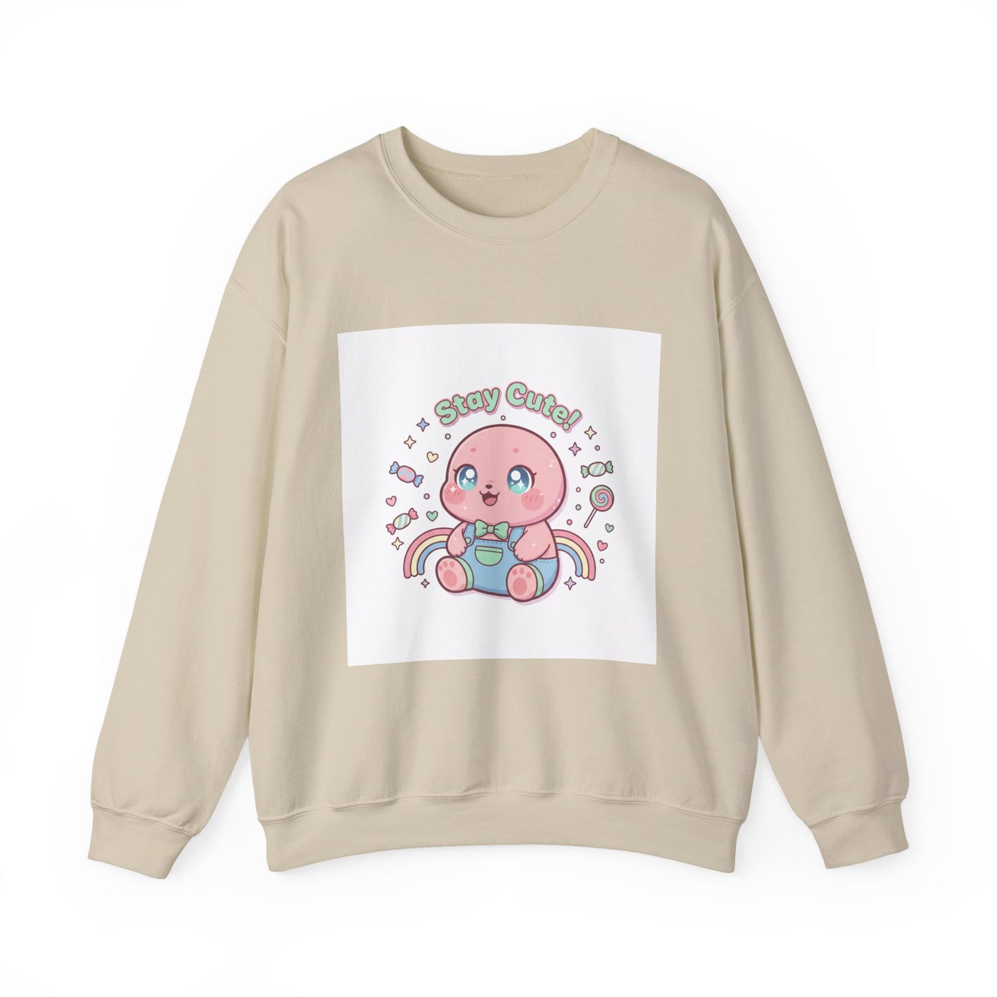 Kawaii Candy Octopus Crewneck | pastel kawaii, cute pastel clothes