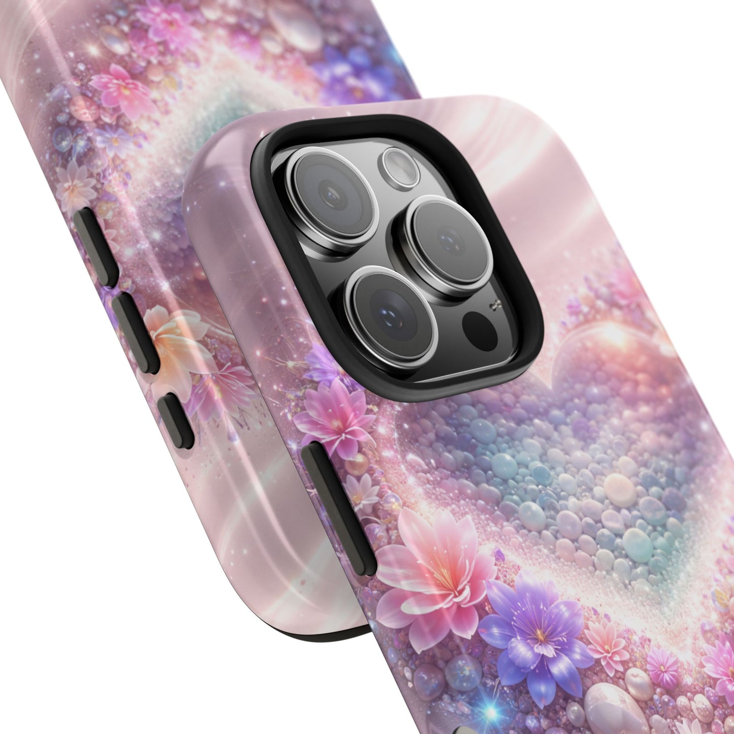 Tough Phone Case — Pastel Heart Galaxy Protective iPhone Cover
