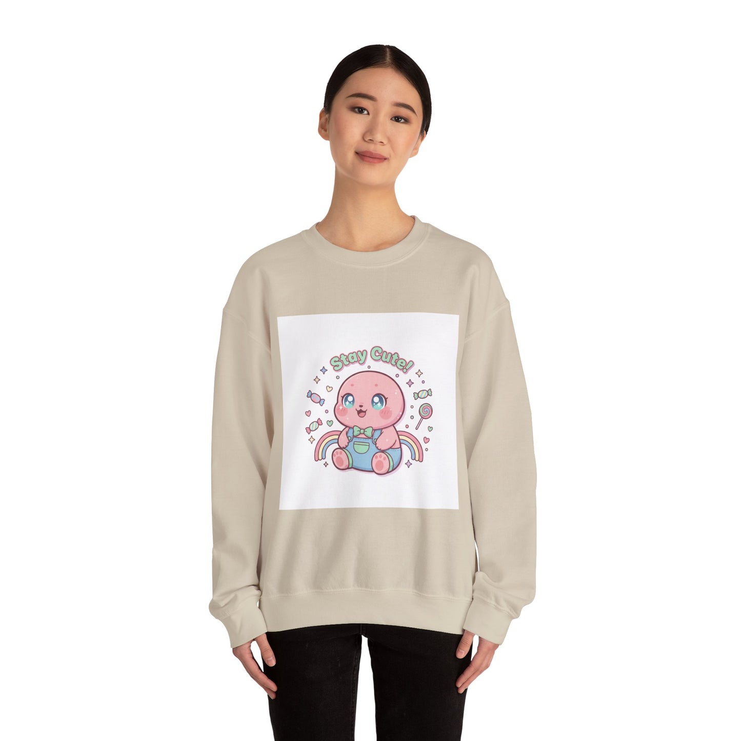 Kawaii Candy Octopus Crewneck | pastel kawaii, cute pastel clothes