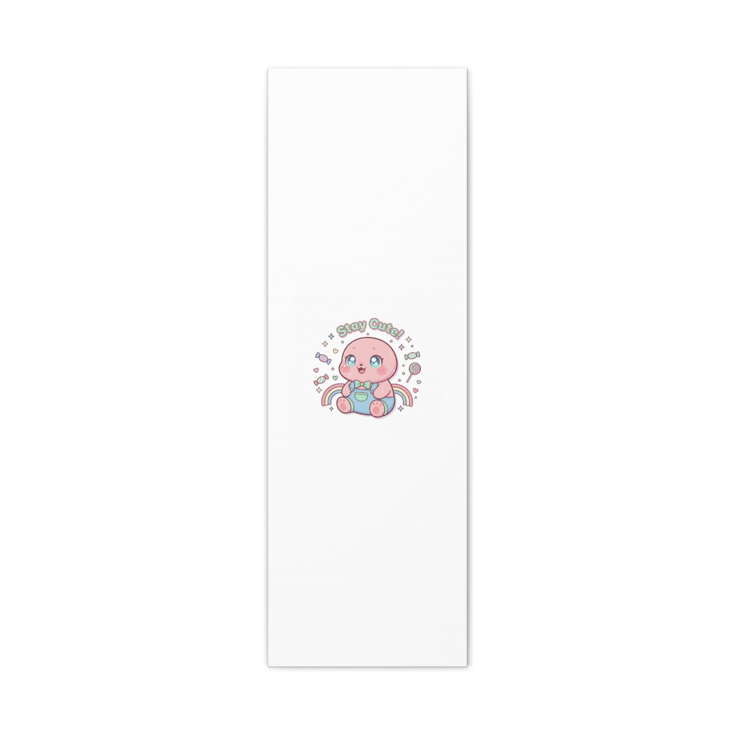 Stay Cute Kawaii Octopus Canvas | Cutecore Pastel, Candy kawaii art