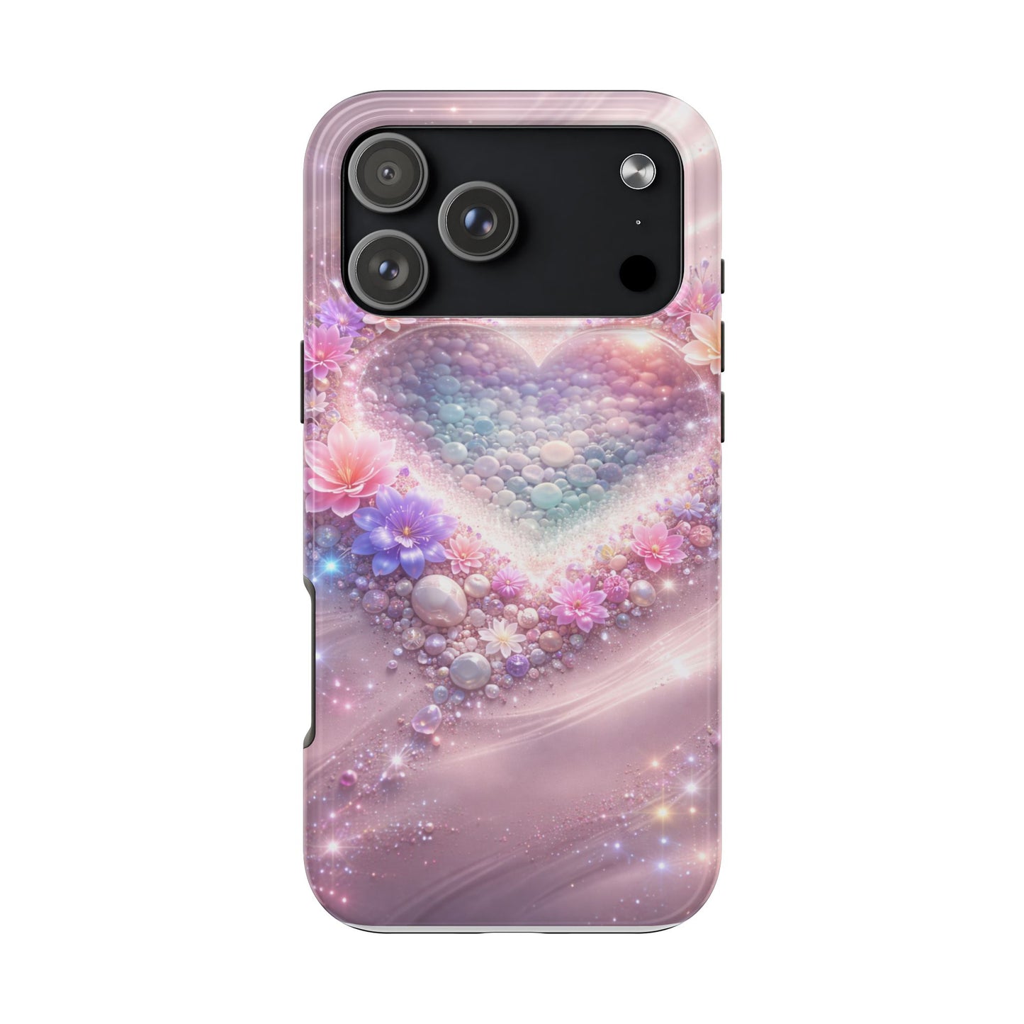 Tough Phone Case — Pastel Heart Galaxy Protective iPhone Cover