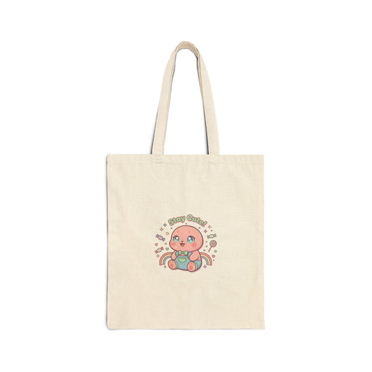 Kawaii Candy Octopus Tote | pastel kawaii, cute pastel aesthetic