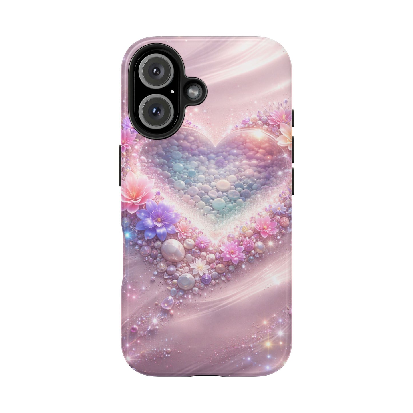 Tough Phone Case — Pastel Heart Galaxy Protective iPhone Cover
