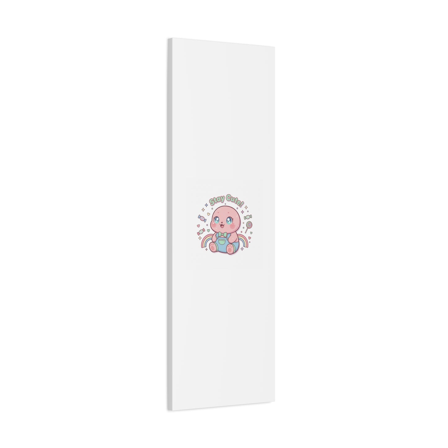 Stay Cute Kawaii Octopus Canvas | Cutecore Pastel, Candy kawaii art