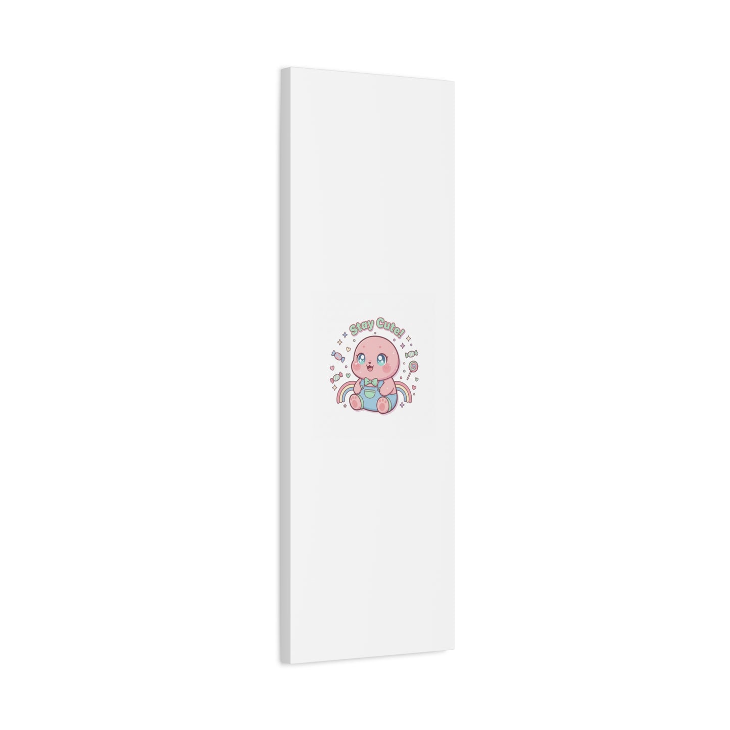 Stay Cute Kawaii Octopus Canvas | Cutecore Pastel, Candy kawaii art