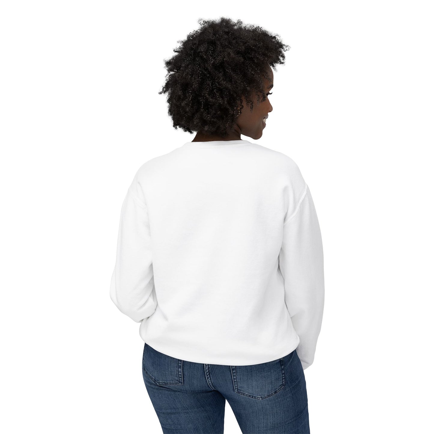 Crewneck Sweatshirt — "Move Like You Are Chosen" Pink Bubble Letter Design