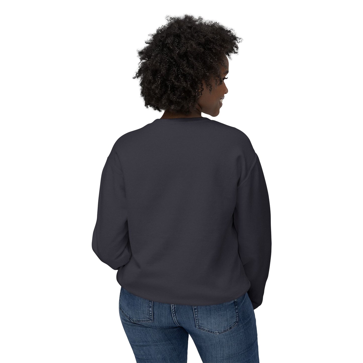 Crewneck Sweatshirt — "Move Like You Are Chosen" Pink Bubble Letter Design