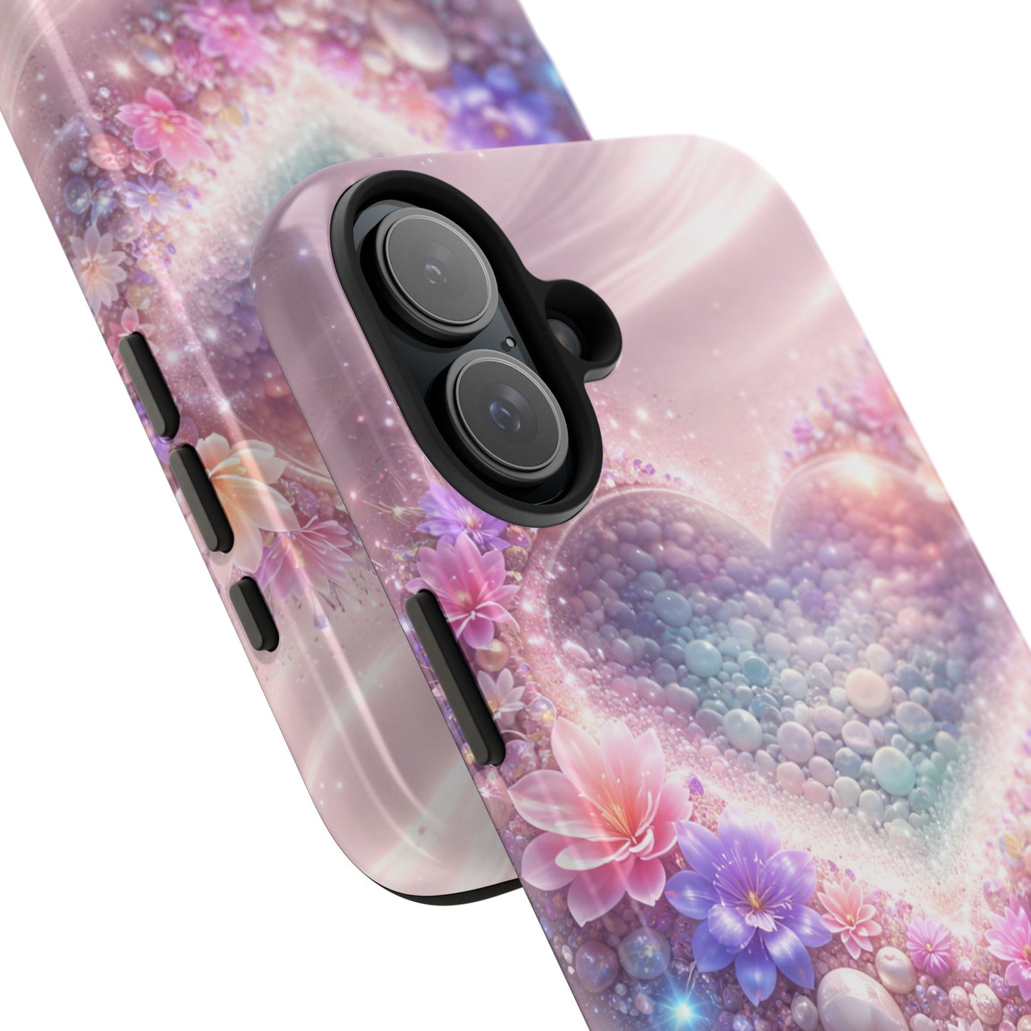 Tough Phone Case — Pastel Heart Galaxy Protective iPhone Cover