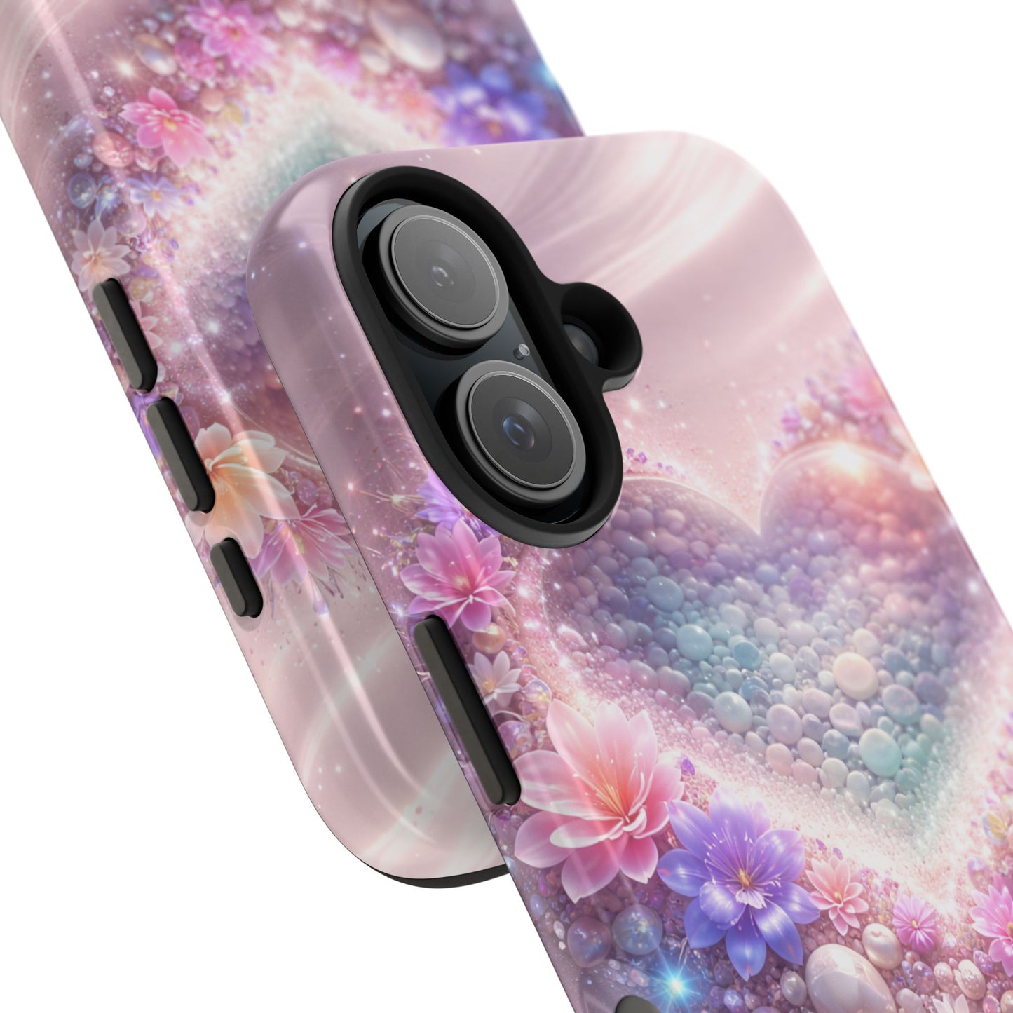 Tough Phone Case — Pastel Heart Galaxy Protective iPhone Cover