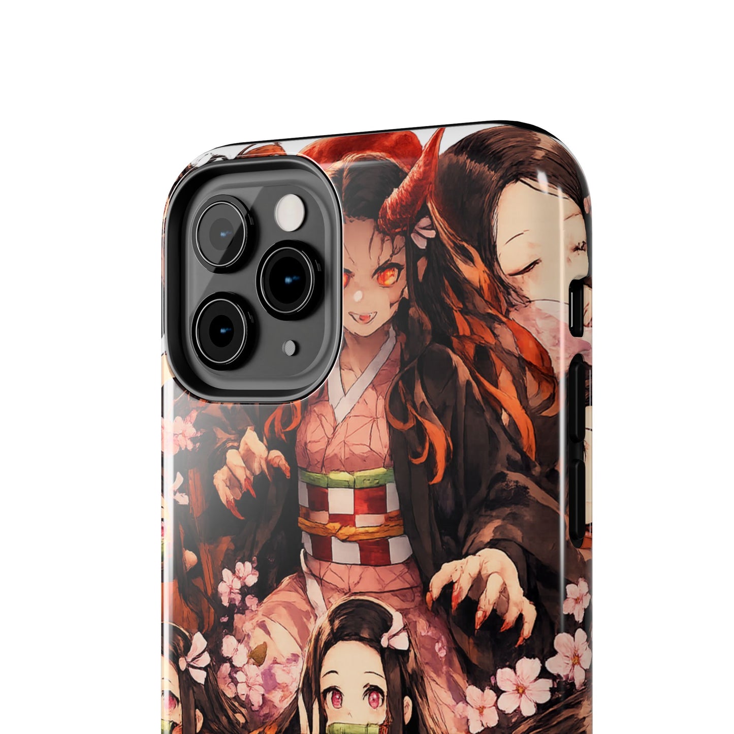 Phone Case — Nezuko Kamado Floral Tough Phone Case