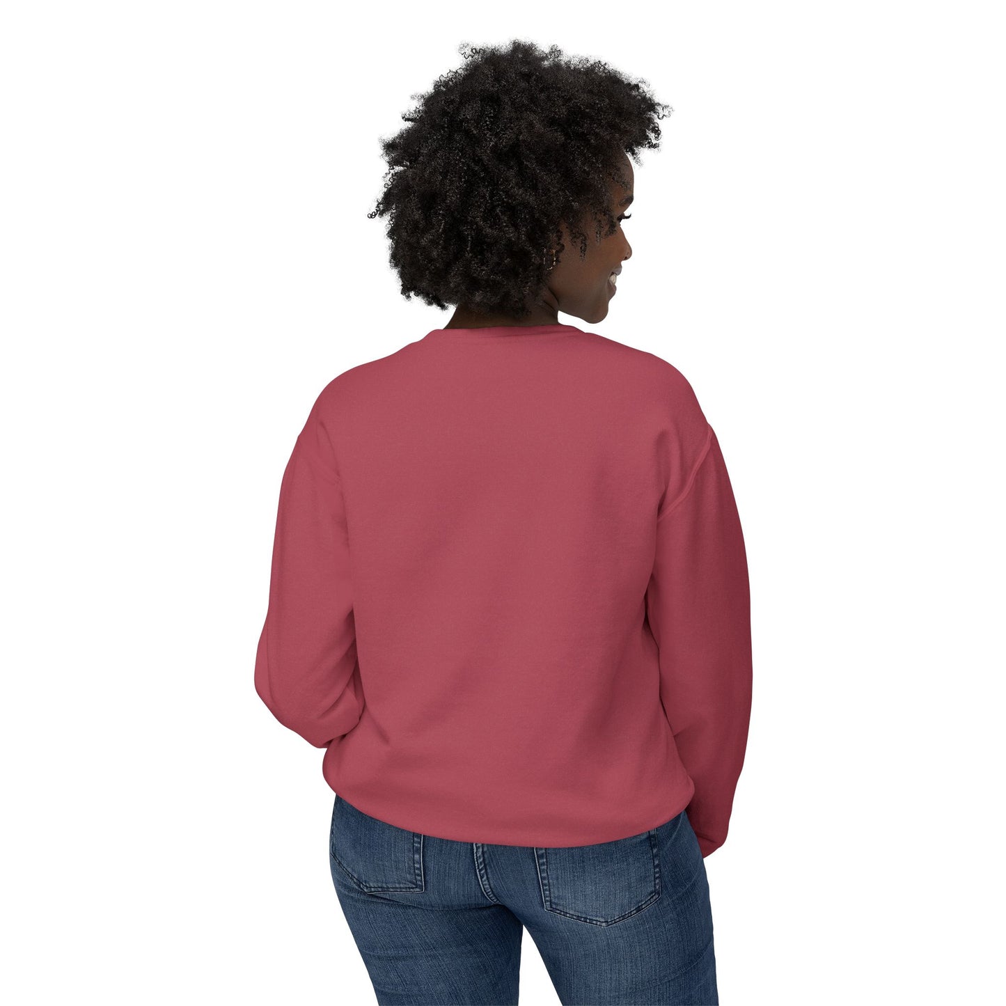 Crewneck Sweatshirt — "Move Like You Are Chosen" Pink Bubble Letter Design