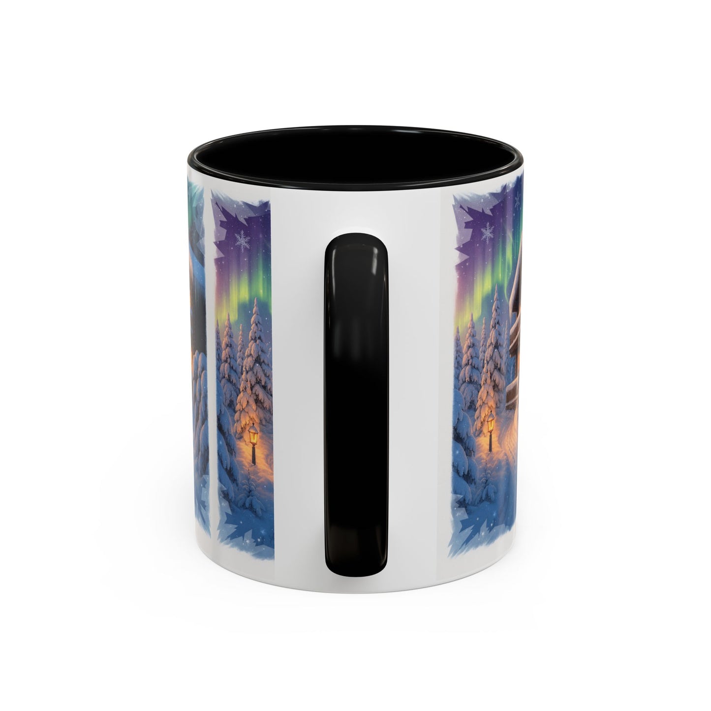 Northern Lights Cabin Mug | Accent Coffee Mug