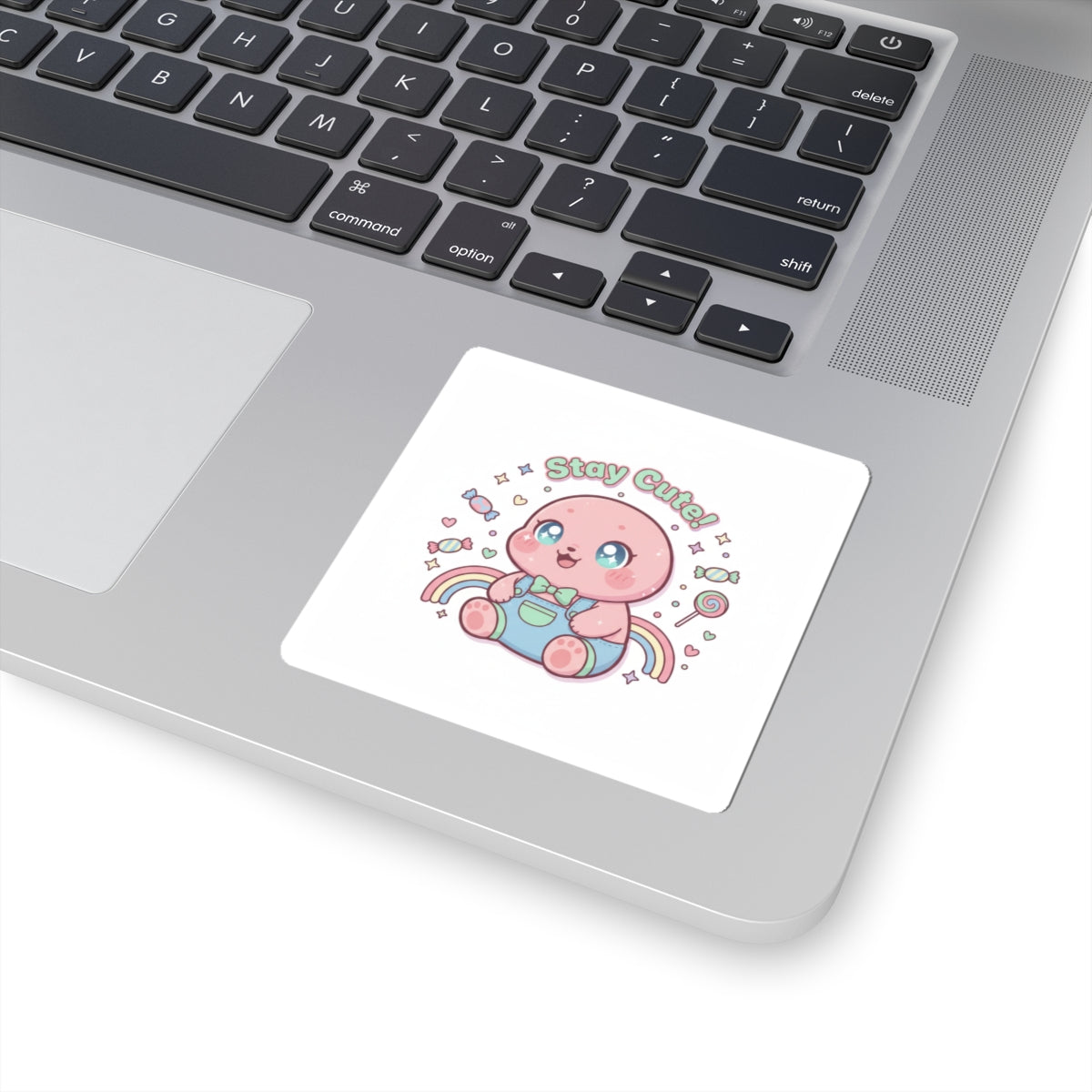 Kawaii Baby Octopus Kiss-Cut Stickers | Pastel Candy Cutecore, Y2K kawaii