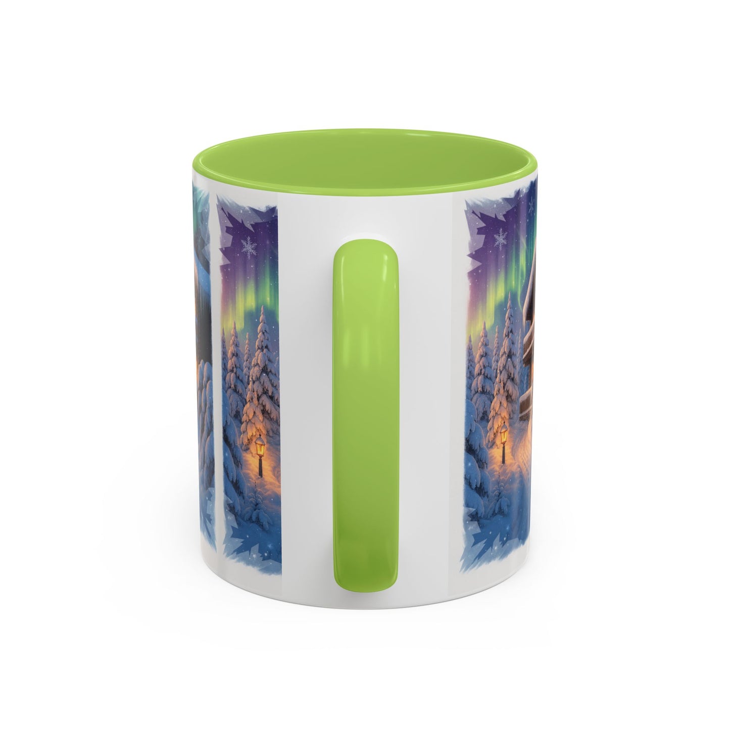 Northern Lights Cabin Mug | Accent Coffee Mug