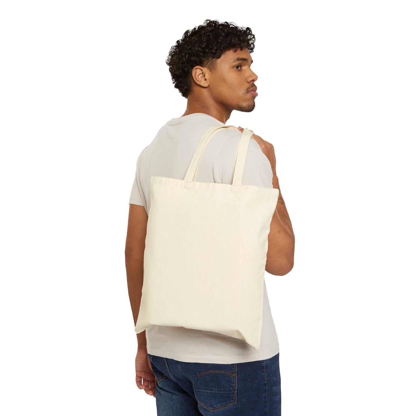 Love You Deserve Cotton Canvas Tote Bag - Perfect Gift for Her