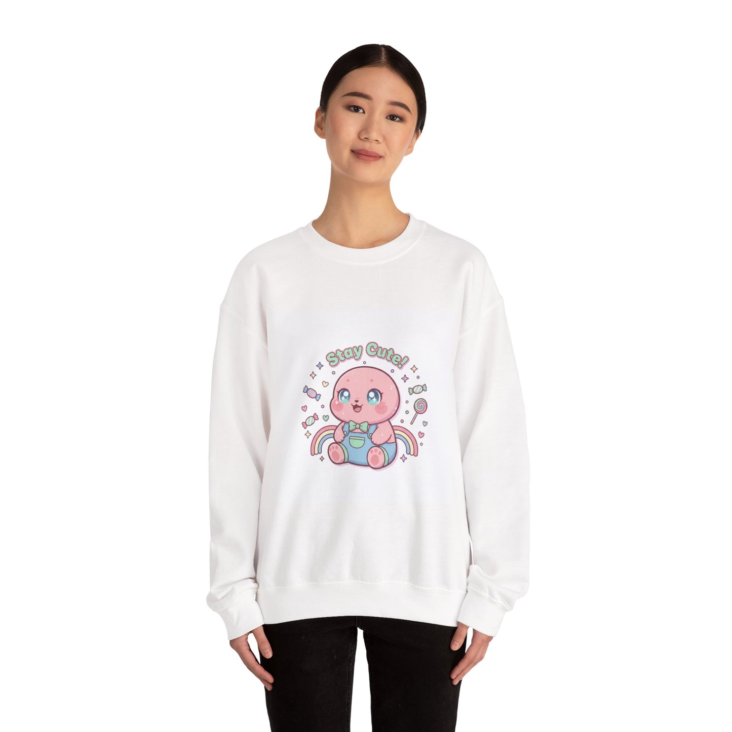 Kawaii Candy Octopus Crewneck | pastel kawaii, cute pastel clothes
