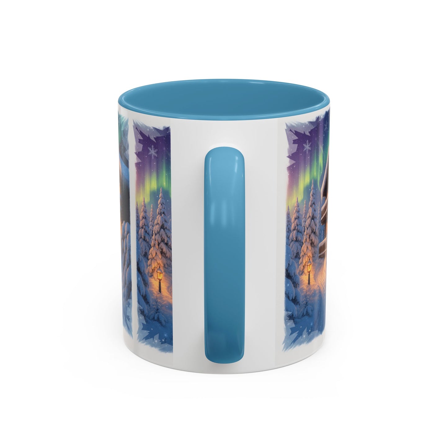 Northern Lights Cabin Mug | Accent Coffee Mug