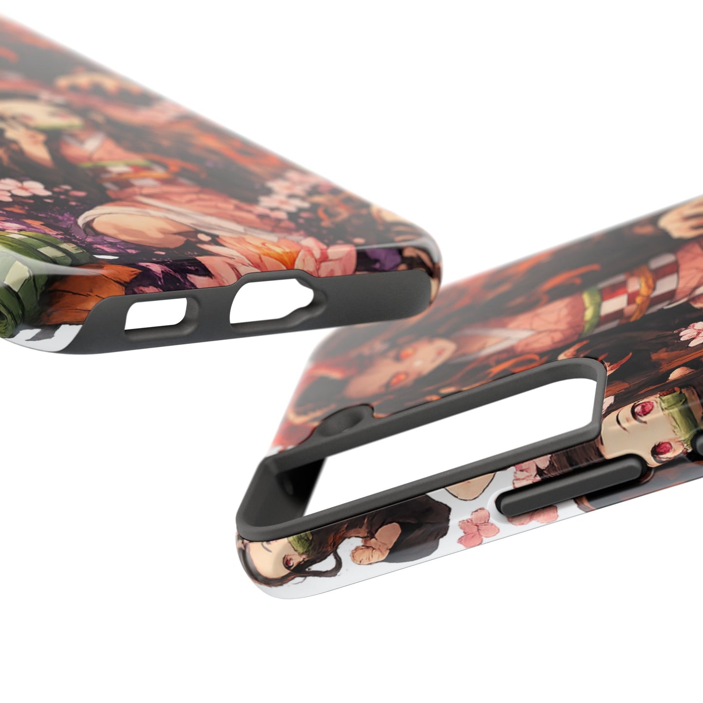 Phone Case — Nezuko Kamado Floral Tough Phone Case